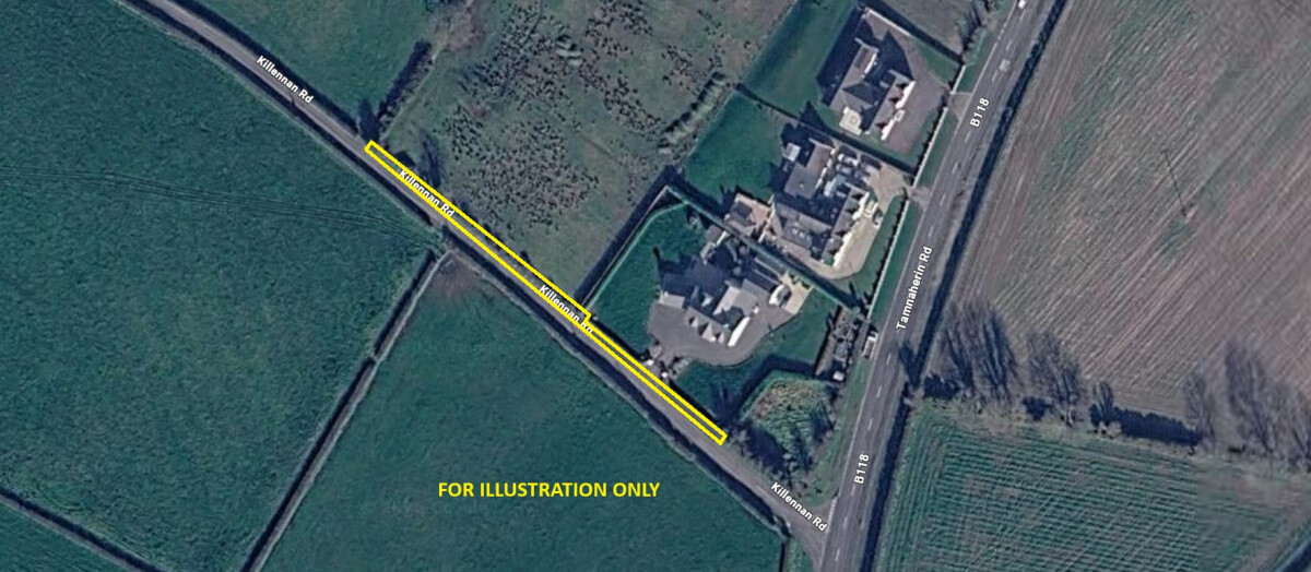 Lot 8: Strip of land at Tamnaherin Road / Killeenan Road Junction, Drumahoe, Londonderry